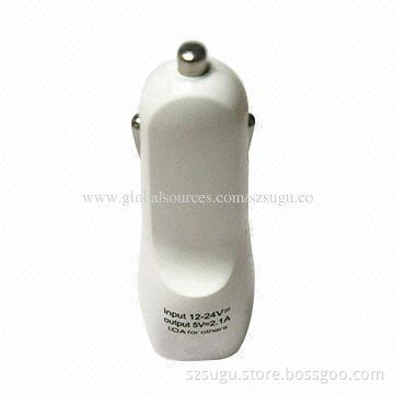 2014 fancy design single-port USB in-car charger, 1A